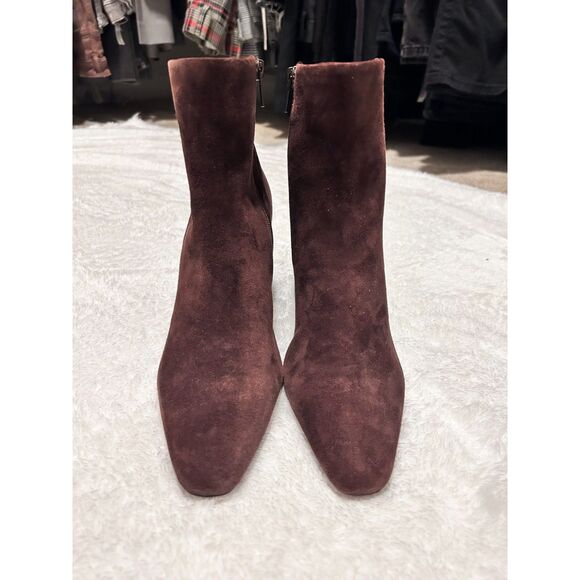 ***SOLD*** STEVE MADDEN Aidan Brown Suede Ankle Boots - Size 8M - Picture 9 of 14